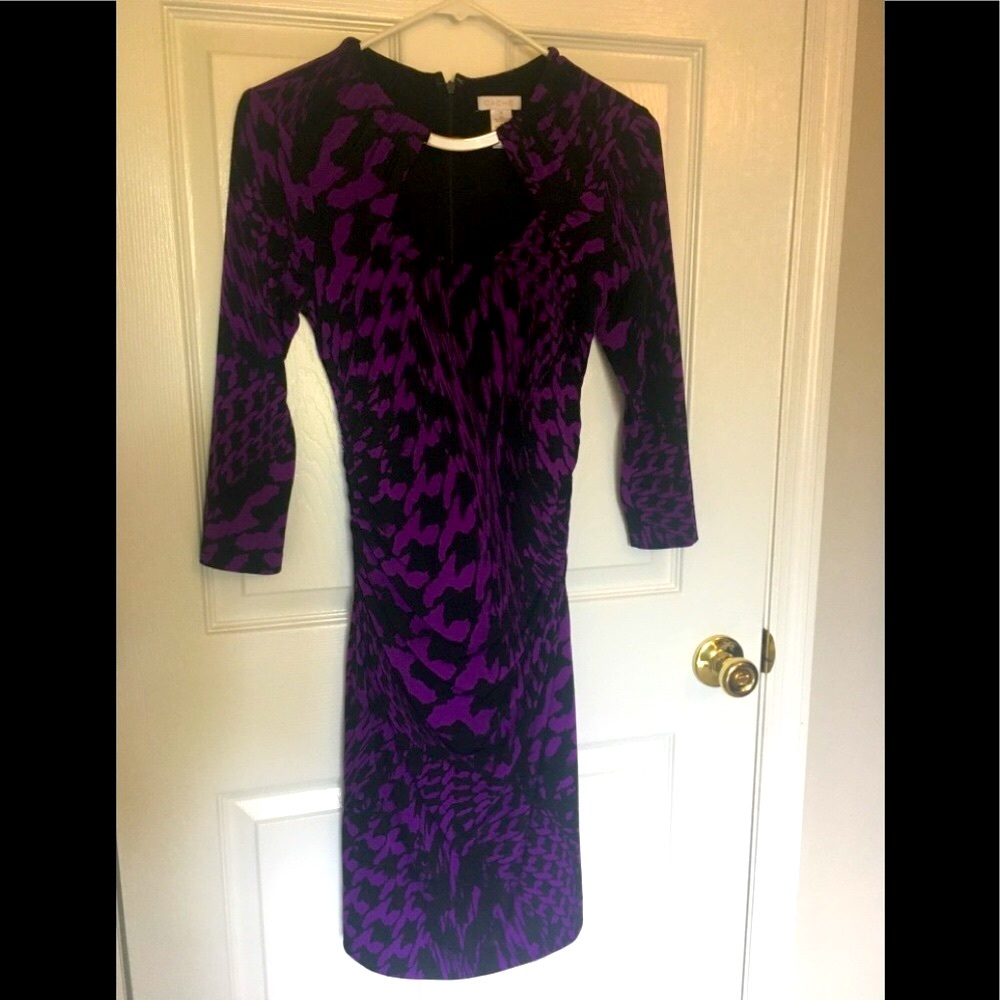 Cache Animal print dress, size 4